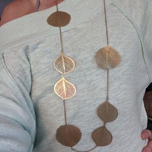 Gold Leaf Necklace